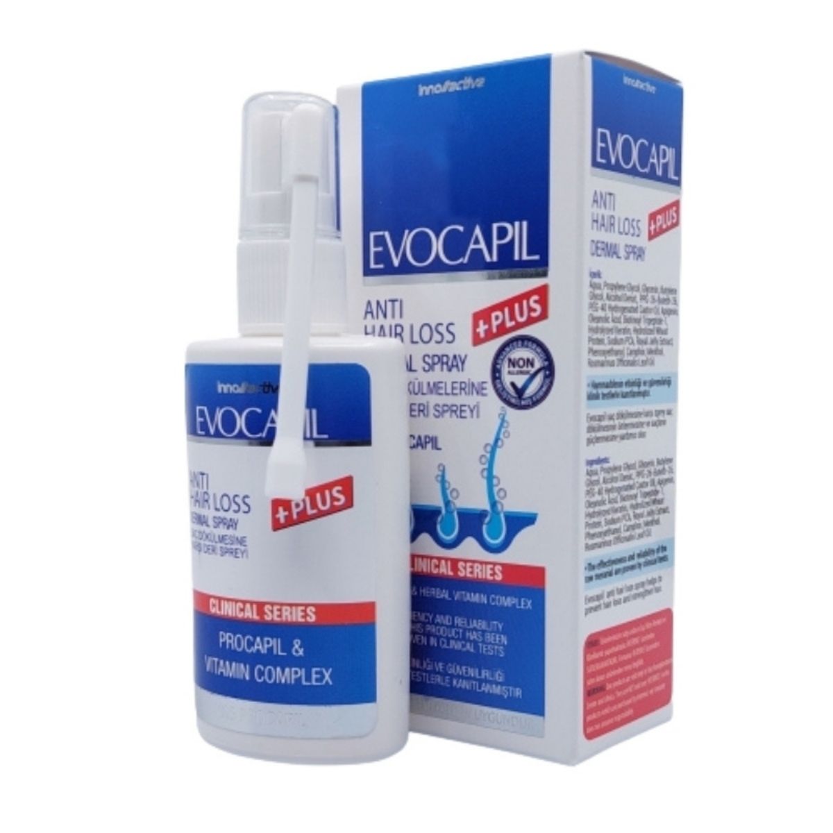 Evocapil Plus Sprey | Saç Dökülmesine Karşı | 60 ml