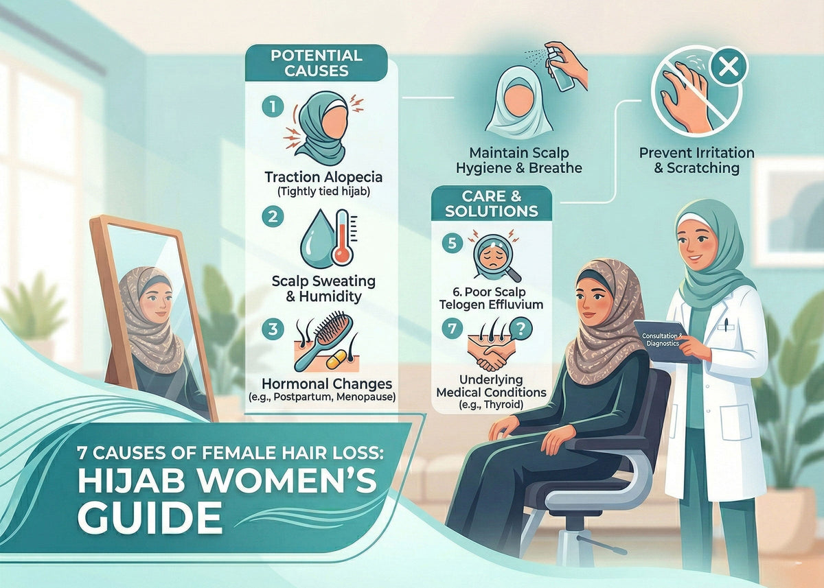7 Causes of Hair Loss in Women