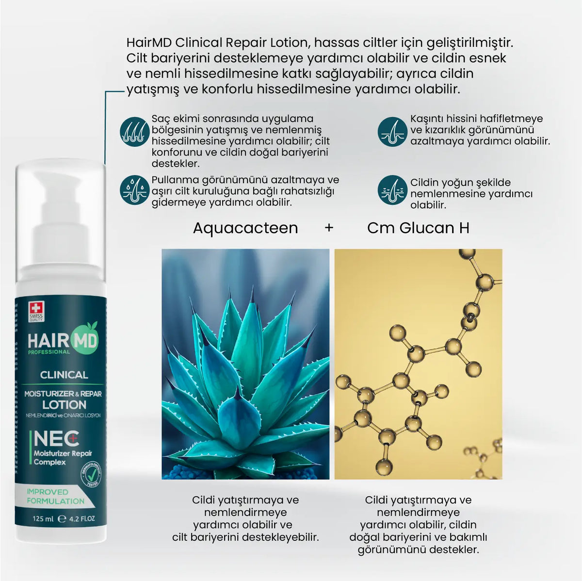 HairMD Clinical First Wash Set Shampoo 250ml + NEC Lotion 125ml - image 3 - Hair Medical Shop