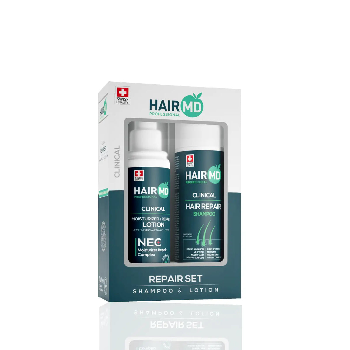 HairMD Clinical First Wash Set Shampoo 250ml + NEC Lotion 125ml - Hair Medical Shop