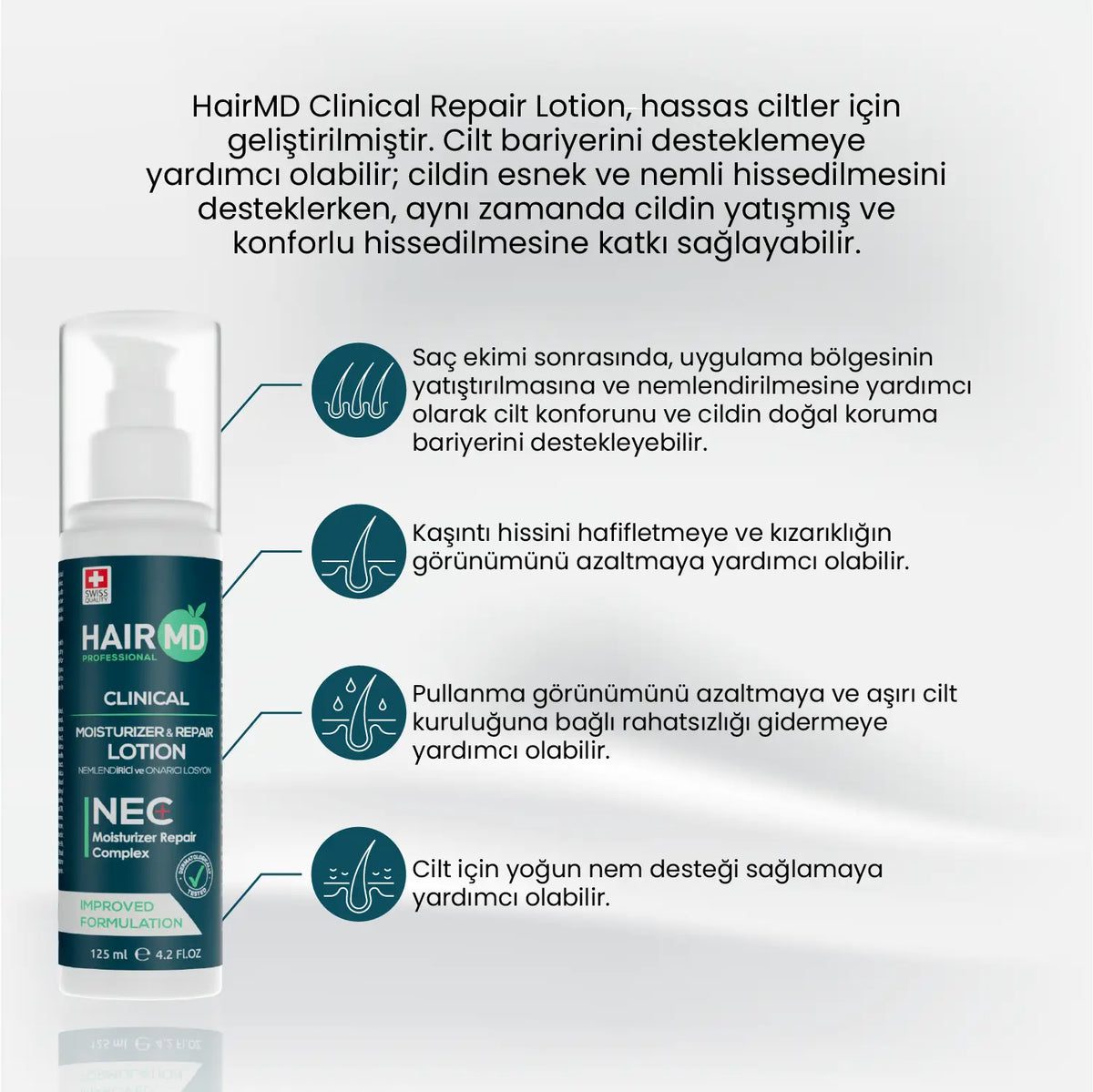 HairMD Clinical NEC Repair Lotion 125ml - image 2 - Hair Medical Shop