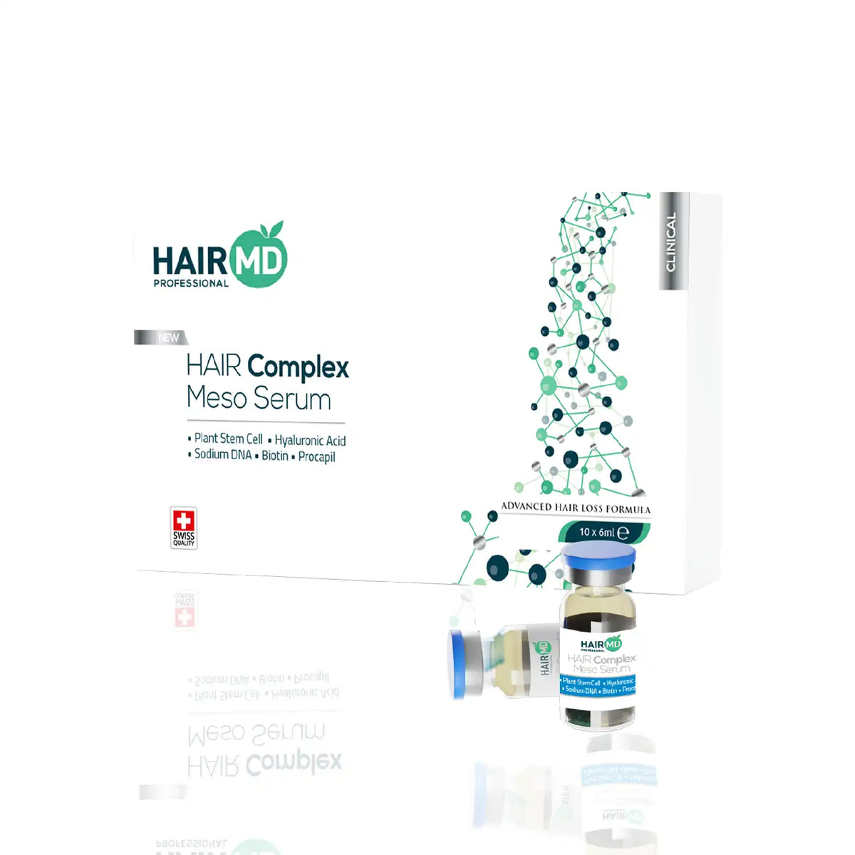 HairMD Clinical Hair Complex Meso Serum 10 x 6ml - Hair Medical Shop