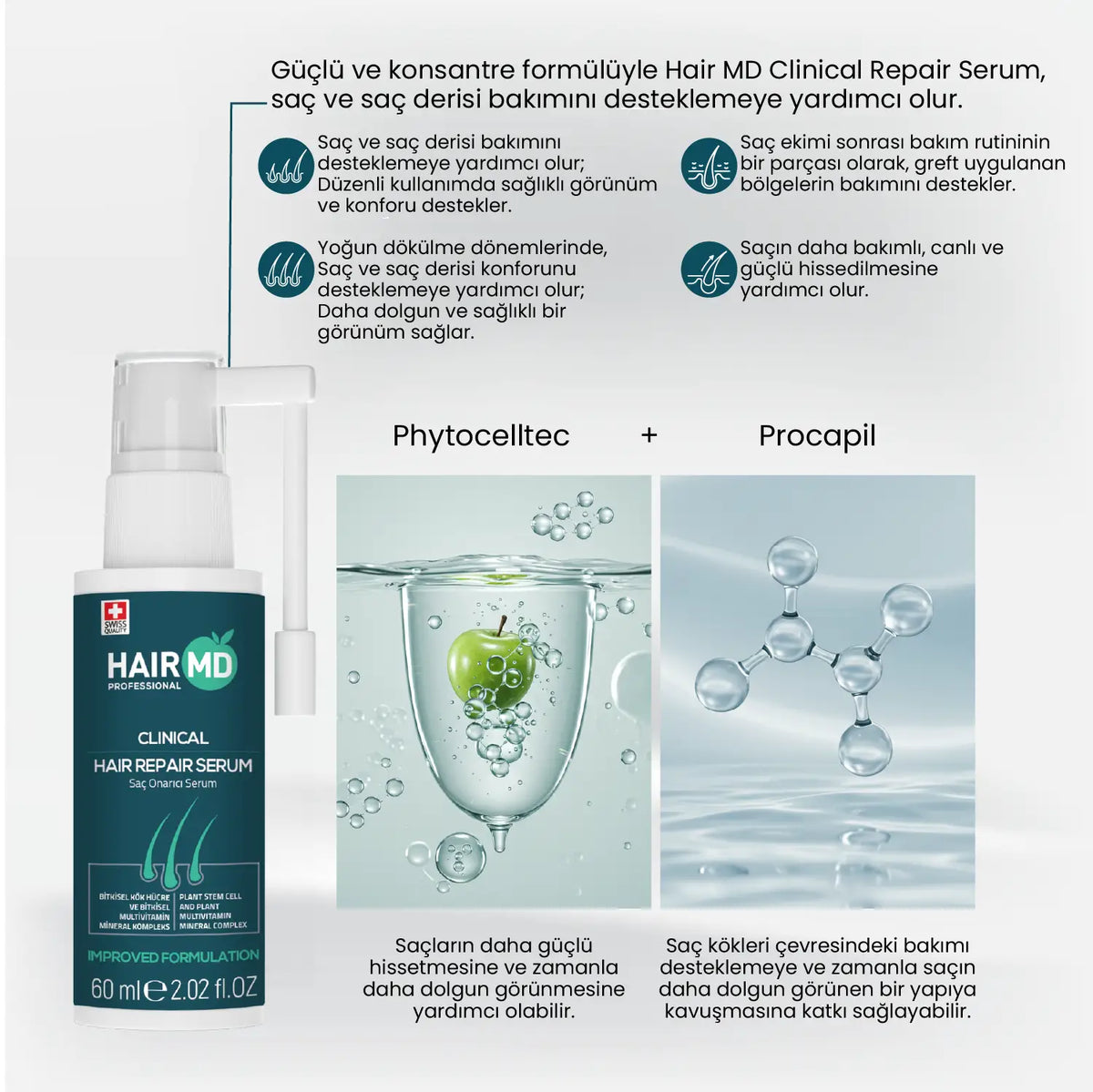 HairMD Clinical Hair Repair Exclusive Set with Dermaroller 3-Month - image 4 - Hair Medical Shop