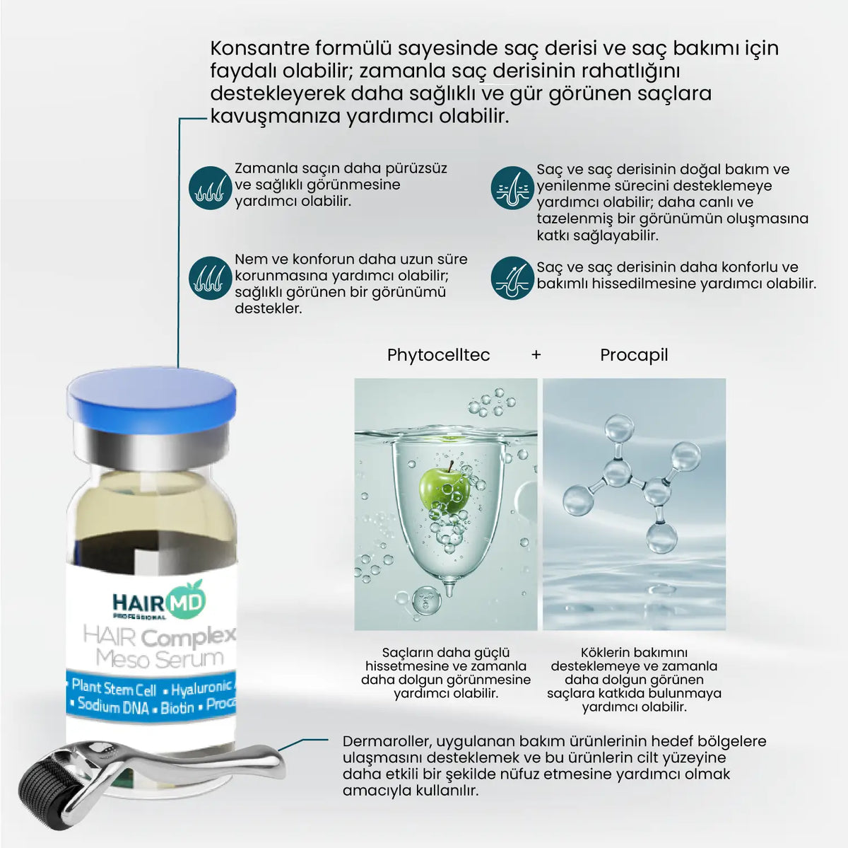 HairMD Clinical Hair Repair Exclusive Set with Dermaroller 3-Month - image 5 - Hair Medical Shop