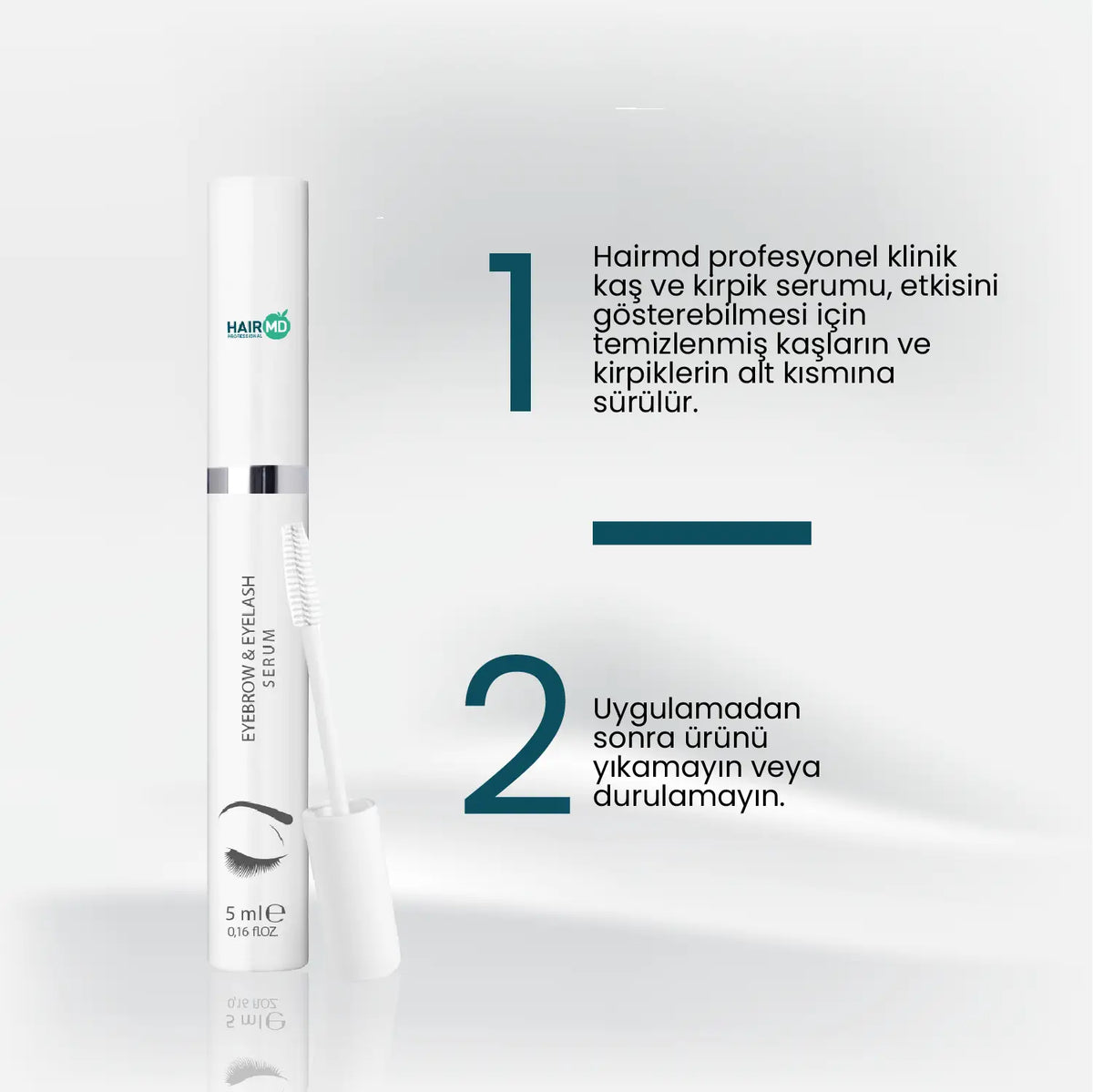 HairMD Clinical Brow & Lash Care Serum 5ml - image 3 - Hair Medical Shop