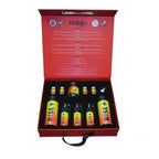 RISE+ 3-Month Post-Transplant Intensive Care Set, the open case showing the bottles in the set