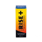 RISE+ Post-Transplant Repair Shampoo (300ml), shampoo bottle at an angle