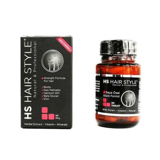 HS Hair Style Biotin Tablet 5000mcg | Saç & Tırnak Vitamini | 60 Tablet