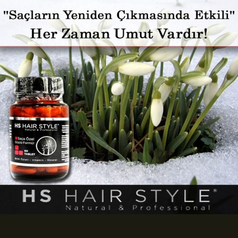 HS Hair Style Biotin Tablet 5000mcg | Saç & Tırnak Vitamini | 60 Tablet