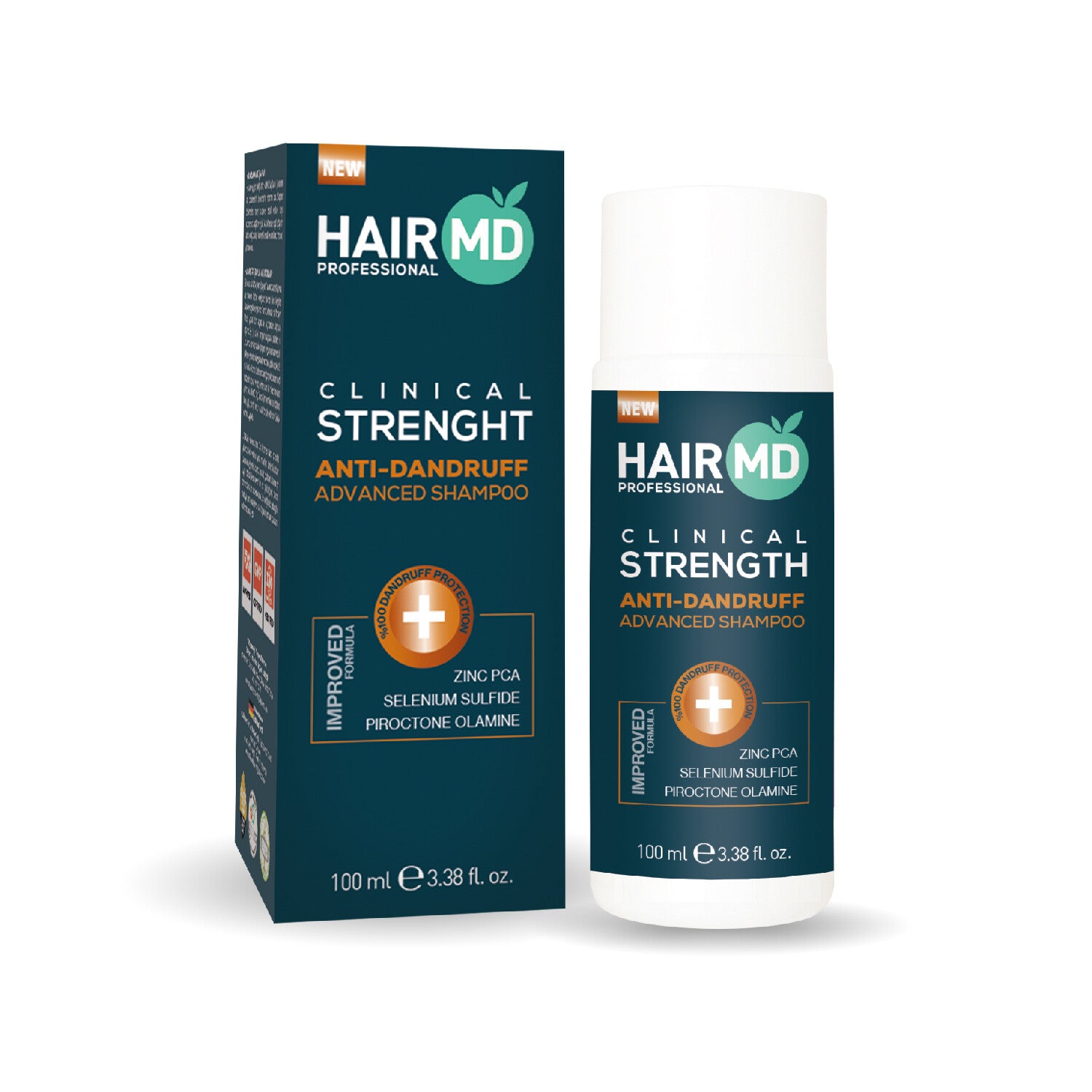 HairMD Clinical Strength Anti-Dandruff Shampoo (100ml Travel Size)