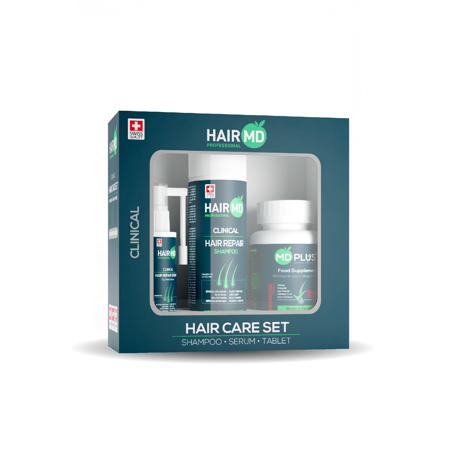 HairMD Clinical Hair Repair Set (1-Month Starter Kit)