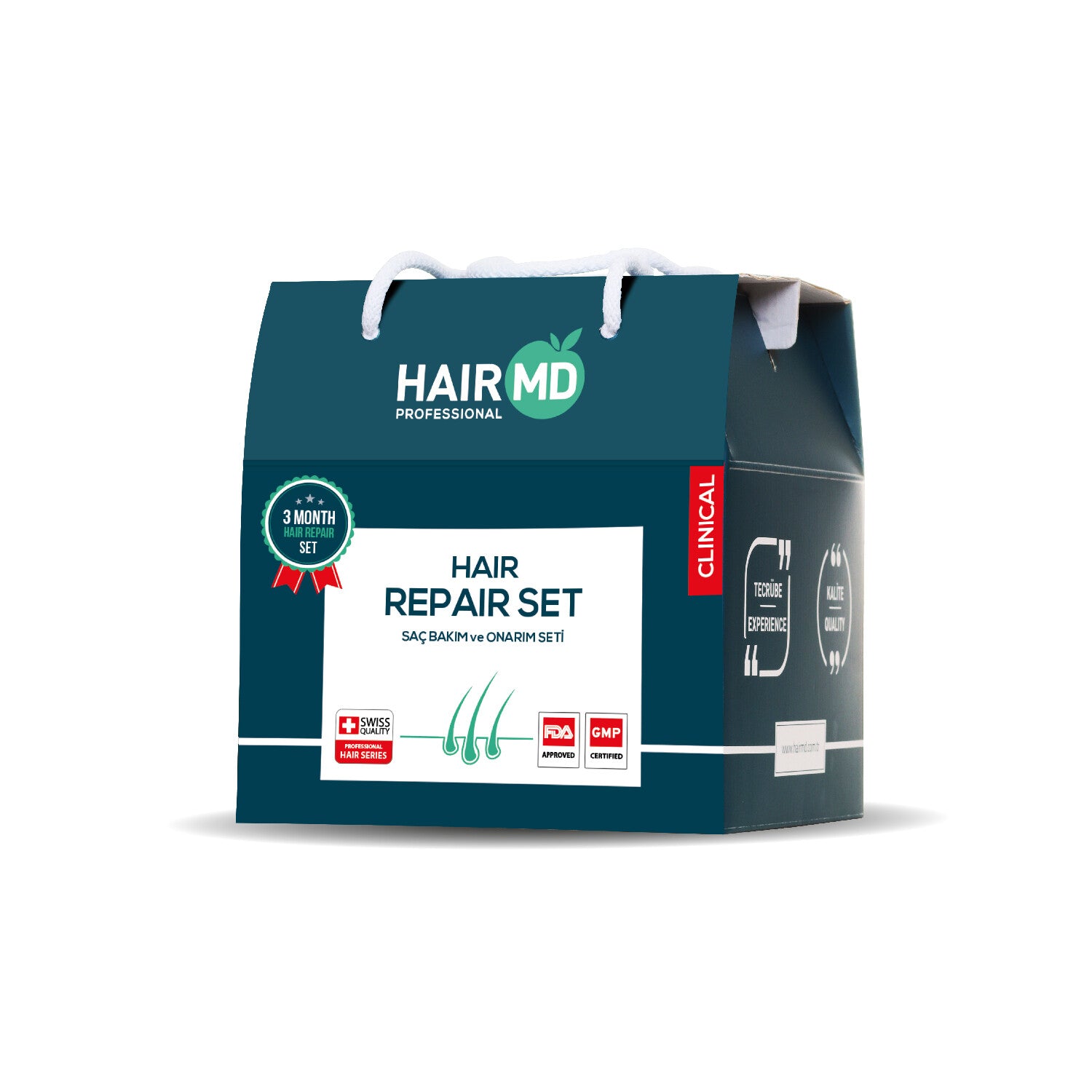 HairMD Clinical Hair Repair Set (3-Month Essential Kit)