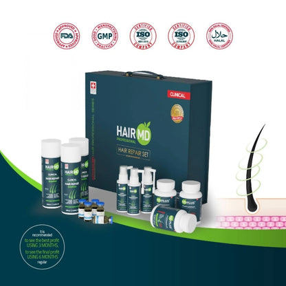 HairMD Clinical Saç Onarım Özel Seti 3 Aylık Kullanım